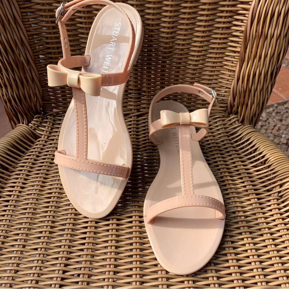 Stuart Weitzman New Beige Sandals Size 7